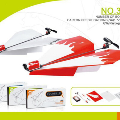 

Rubber Band Elastic Powered Glider Flying Plane Airplane DIY Kids Toy Gift New