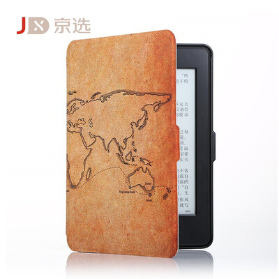 

Dostyle footprint series Kindle Paperwhite 123 generation protective case cover Darwin world route magnetic sleep wake-up protection 958 version of the protective cover shell