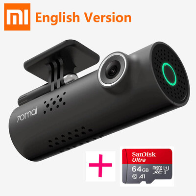 

English Version Xiaomi 70 Minutes 70Mai Smart DVR WiFi Wireless Camera Voice Control 130 Degree Mstar 8328P 1080P 30fps Cam