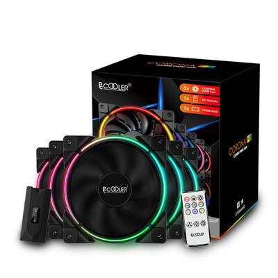 

PCCOOLER East China Sea X4-RGB CPU radiator multi-platform support AM4 4 heat pipe intelligent temperature control 12CM fan with