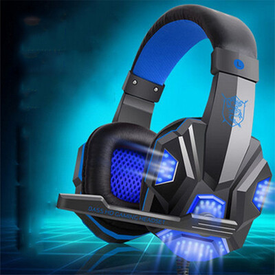 

Headphone head mounted desktop Laptop PC with voice&control tape