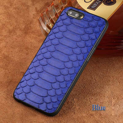 

Genuine Leather Phone Case For OPPO R11 Case Python Skin Back Cover For R9 R9s Plus Case