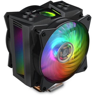 

Cooler Master Blizzard T410M CPU air-cooled radiator supports 2066 AM4ARGB lighting effect 4 heat pipe direct touch 12CM fan X2 intelligent temperature