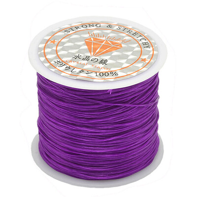 

50M Strong Stretch Elastic Cord Wire rope Bracelet Necklace String Bead 05mm