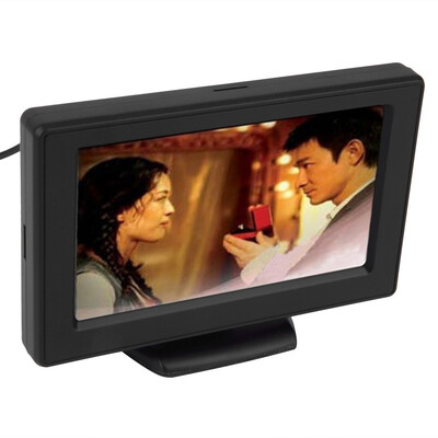 

LCD Car Reverse Rearview Monitor Color Camera DVD VCR Remote Control 4.3' TFT