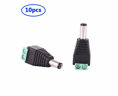 

COOLM 21mm DC Power Male Jack Plug Adapter Connector or AC Adapter Plug Cable Connector forCCTV Camera 21x55mm