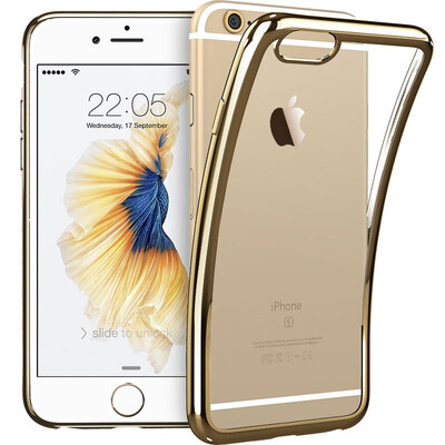 

Первые миллиарды цветы (ESR) iPhone6 ​​/ 6с телефон оболочка / защитный рукав 4,7 дюйма Apple, 6 / 6S наборы мобильных телефонов силиконовой мягкой оболочки Выдерживает падение прозрачного кристалла цвета шампанское золота Яо серии