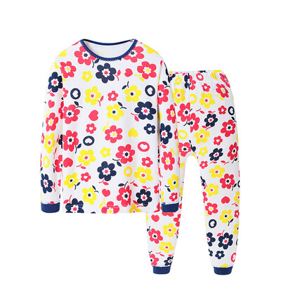 

Three guns THREEGUN underwear suit Shu skin cotton girl round neck long sleeve underwear sets 29148D0 possession of green 110