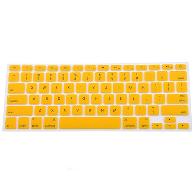 

Silicone Keyboard Cover Protector Skin for Apple Macbook Pro MAC 13 15 Air 13 Soft keyboard stickers 6 Colors