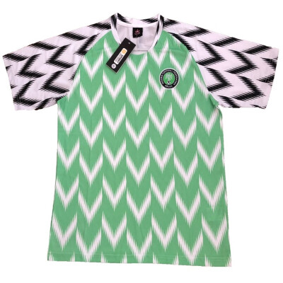 

2018 World Cup Nigeria Team Home Court Away Short Sleeve Jersey Fan Version Quality Shirt