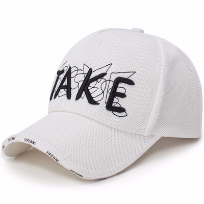 

Summer new embroidery baseball cap men&women outdoor travel sunscreen hip hop sunshade hat cap