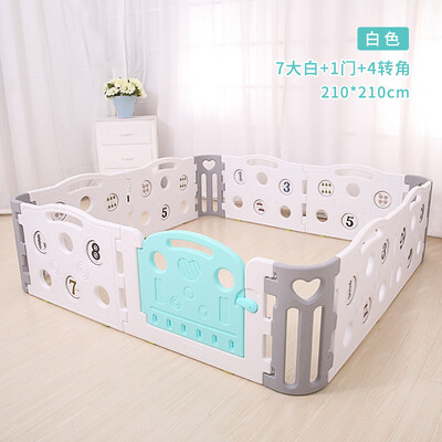 

Geometric Folding Children Plastic Fence Baby Game Guardrail Playing Crawling Security Fence Toddler Baby Playpens with Door