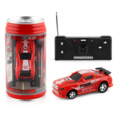 

4 Colors Hot Sales 20KMH Coke Can Mini Remote Control Micro Racing Car Toy For Children