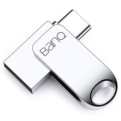

Banq A90 Apple mobile phone U disk 128GB LightningMicroUSB30 Apple Android three-in-one mobile phone computer multi-function metal U disk