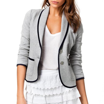 

CT&HF Women Blazer Slim Women Short Suit Small Coat
