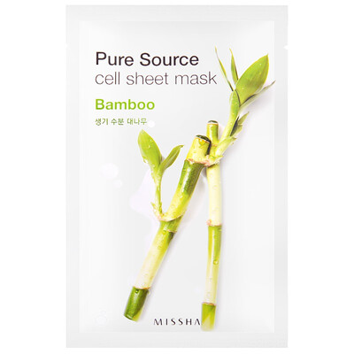 

Missha Pure Source Cell Sheet Mask "Bamboo" 25ml