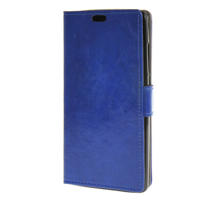 

MOONCASE чехол for 1+ OnePlus Two Кожаный бумажник флип Чехол карты с Kickstand Дело Чехол синий