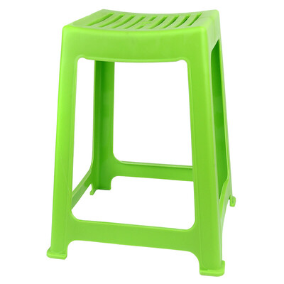 

Camellia plastic stool stripe 466cm high stool green A0838P
