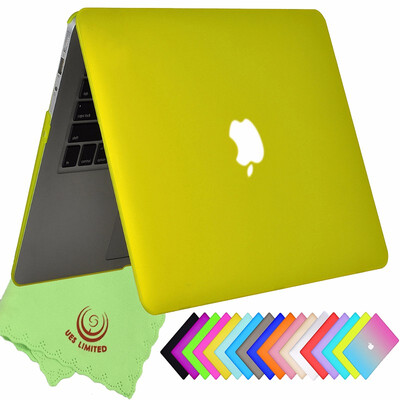 

UESWILL Smooth Soft-Touch Matte Frosted Hard Shell Case Cover for MacBook Air 11" Model A1370A1465 - Yellow