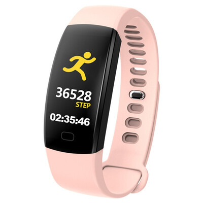 

Smart Watch Waterproof IP68 Sports bracelet Fitness Tracker Bluetooth Color screen wristband Sedentary reminder for Android IOS