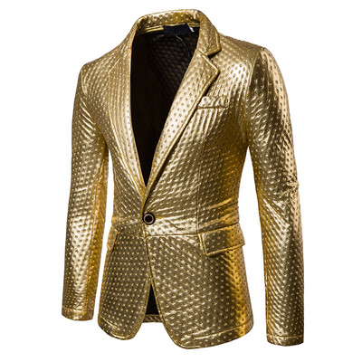 

New Fashion Mens Blazer Casual Suits Slim Fit suit jacket Men Homme Cotton Masculine Blazer jacket