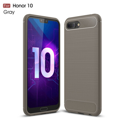 

Goowiiz Phone Case For Huawei Honor 1010 Lite Fashion Slim Carbon Fiber TPU Soft Silicone Prevent falling
