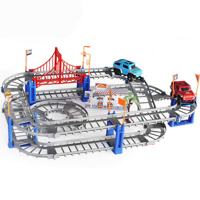 

DIY Variety Rail Car Electric Puzzle Toys Educational Toy for Kids