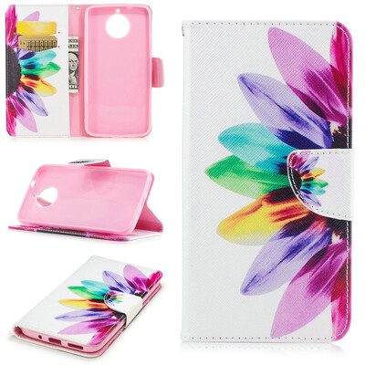 

BEFOSPEY Painting PU LeatherSoft TPU Card Slot Stand Wallet Case For Motorola Moto G5S Plus 55"2017