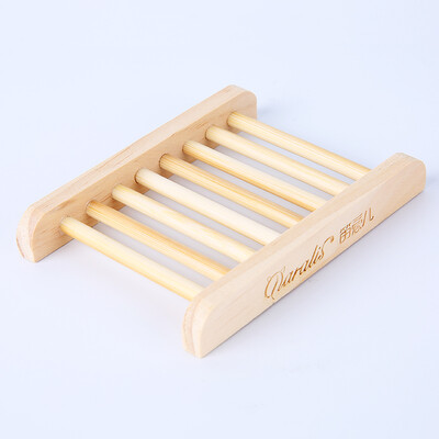 

1pcs Wooden Soap Dish Bathroom Soap Sink Deck Bathtub Shower Rectangular Hand Craft Natural Wood Soap Box Non slip Soap Holder