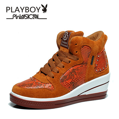 

PLAYBOY brand New autumn&winterHeight increasing Fashion leisureWomens shoes