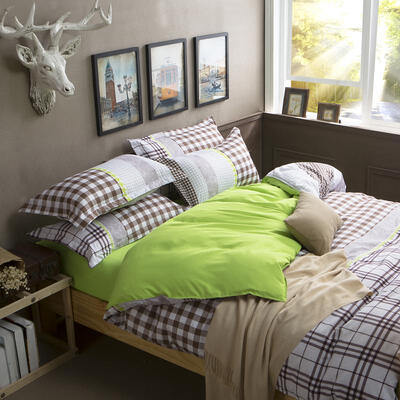 

Baolisi Tc Skin Cotton Ikea Style Blada Four Pieces Beding Set