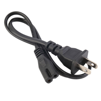 

New AC Power Supply Adapter Cord Cable Connectors 2 pin 2-prong 50cm
