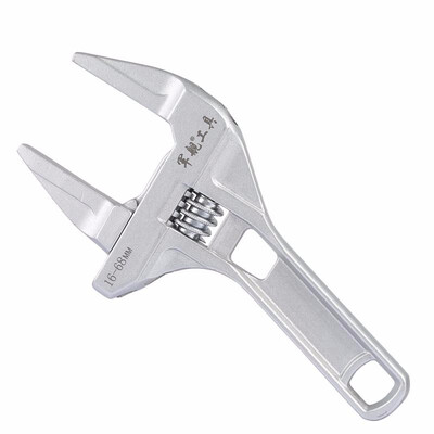 

16 - 68mm Adjustable Wrench Short Shank Large Opening Hand Tool