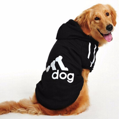 

Cntomlv Large Size Dog Clothes for Big Dogs Golden Retriever Winter Pet Hoodie Sportswear