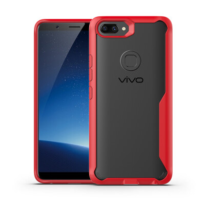 

Goowiiz Luxury Phone Case For Vivo X20X20 Plus HD Clear Acrylic TPU Silicone Prevent falling Full protection