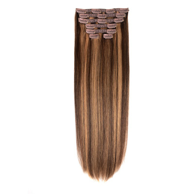 

BHF Hair Thick Ends Blonde Colors Full Head Double Drawn Laced Clip In Hair Extensions