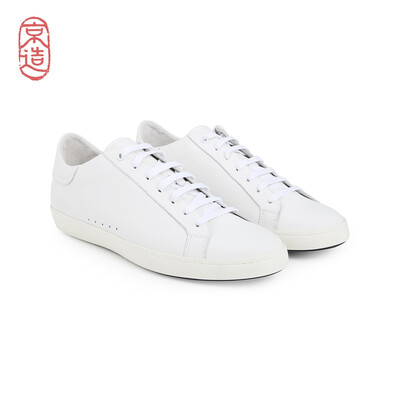 

JINGZAO Shoes for men Mens casual leather shoes Sneaker White
