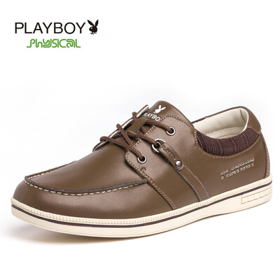 

PLAYBOY brand Sport casual,Soft sole,Leather sneakers,Men's shoes