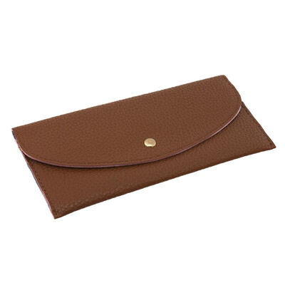 

Women's Handbag Evening Bag Pocket Card Wallet Alloy Button Faux Leather New