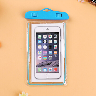 

Universal Waterproof Phone Pouch for Honor 5A LYO-L21 Y5 2 Y5 II CUN-TL00 Swimming Diving Transparent Bag Luminous Case