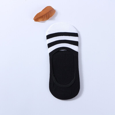 

Men&39s Cotton Anti-slip Stealth Boat Socks Striped Shallow Sock