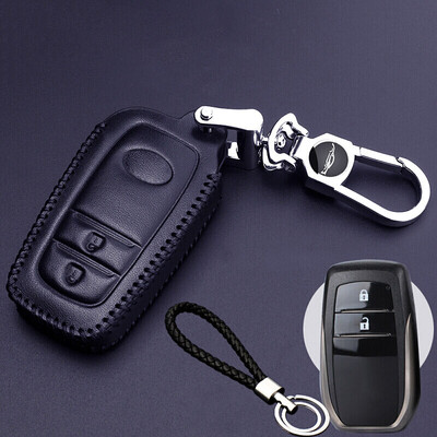 

Huashi Toyota Key Case for Toyota Highlander RAV4 Yizhi Yizhi Key Case Shell Buckle Toyota Refit A Model - Two Key Smart - All Black