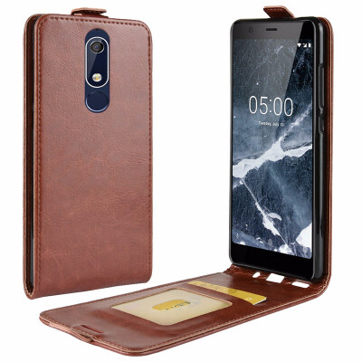 

for Nokia 51 5 2018 TA-1061 Flip Leather Case for Nokia 51 Retro Wallet Case Leather Cover Cases Fundas Capa