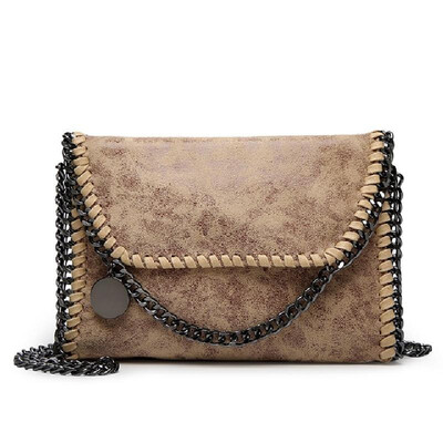 

Fashion Womens design Chain Detail Cross Body Bag Ladies Shoulder bag clutch bag bolsa franja luxury evening bag LB148
