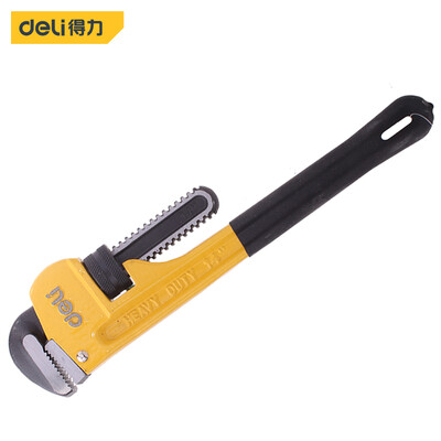 

Deli deli heavy pipe wrench pipe clamp water pipe clamp water pump pliers 14 inch DL2514