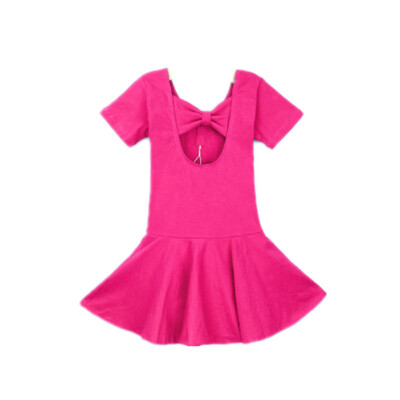 

Hot Sale Kids Dance Leotards Dress Ballet Gymnastics Dresses Girls Chiffon Lycra Cotton Ballet Dance Wear With Skirt