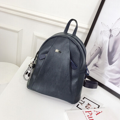 

New Pu Leather Large Capacity Womens Backpack for Student Leisure Bag Travel