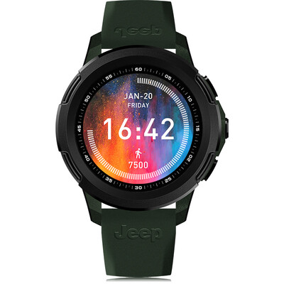 

FERACE JEEP joint name 4g full Netcom smart sports phone watch running swimming waterproof bracelet Android Apple wifi dark green