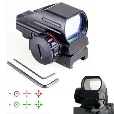 

Tactical Red Green Dot Holographic Sight 4 Reticle Reflex for Outdoor