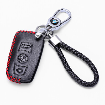 

KING ETING BMW Key Case Leather Key Case 1 Series 2 Series 3 Series 5 Series 6 Series X1X5X6M3M5X5MX6M1MZ4 Special Car Keychain E Style Red